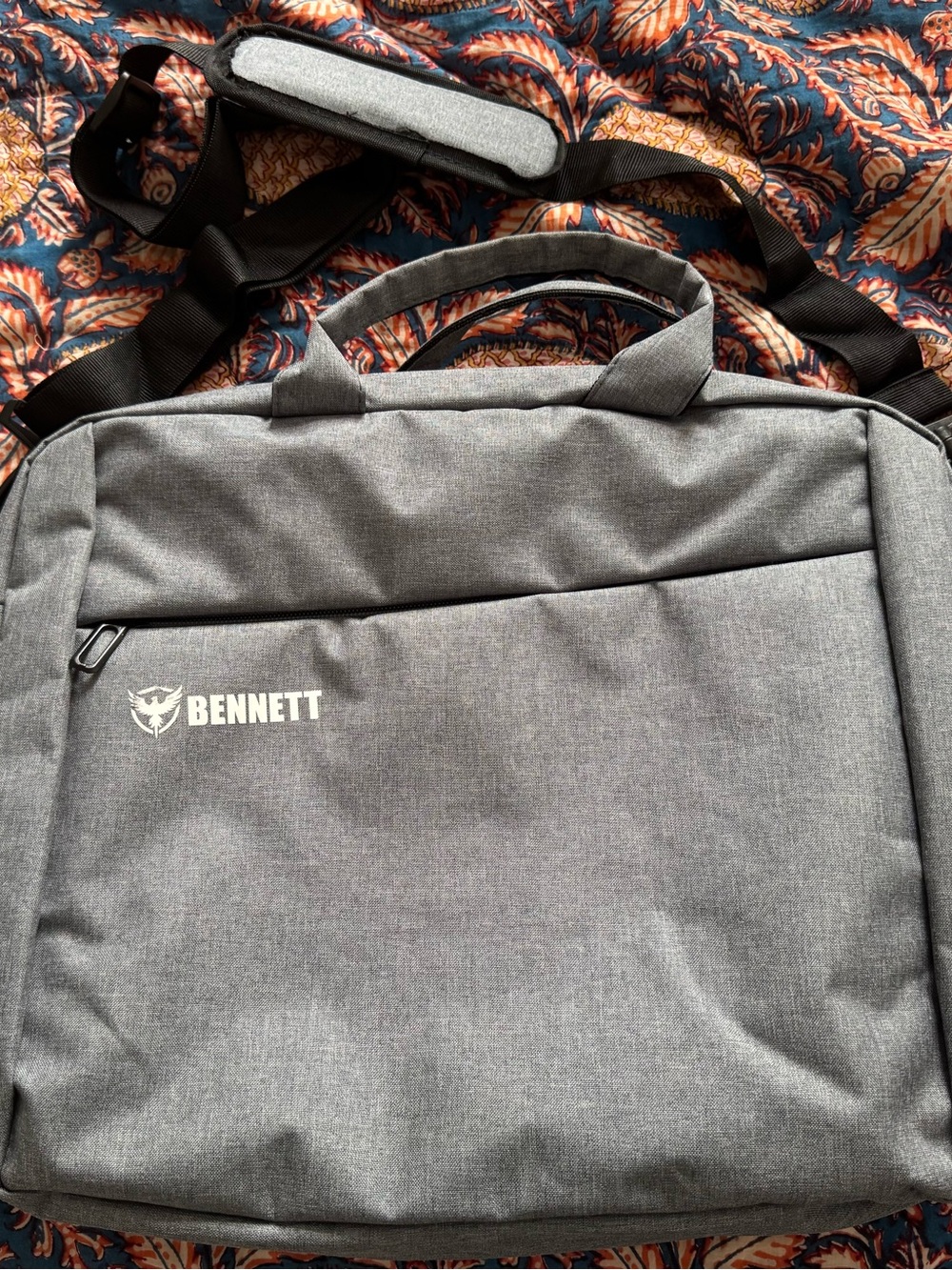 Bennet Gray Men's Laptop Bag